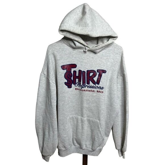 VTG T Shirt Impressions Brooksfield MO Hoodie Made In USA XL - Picture 1 of 3